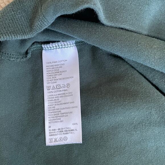 TOMMY BAHAMA Men's Quarter Zip Sweater Long Sleeve Pima Cotton Green Size XXL - Picture 15 of 16